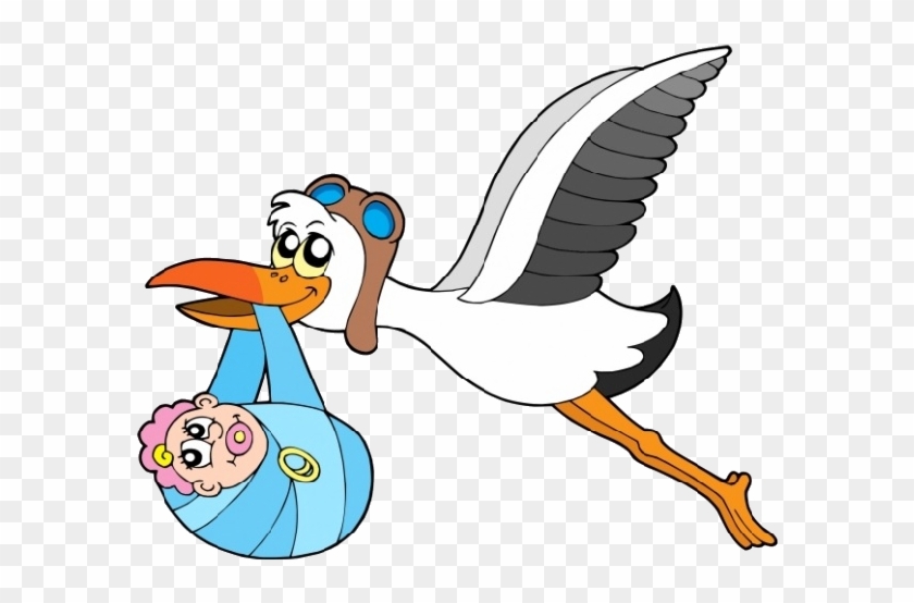 Pin Stork Carrying Baby Clipart - Stork Carrying Baby Png #448867