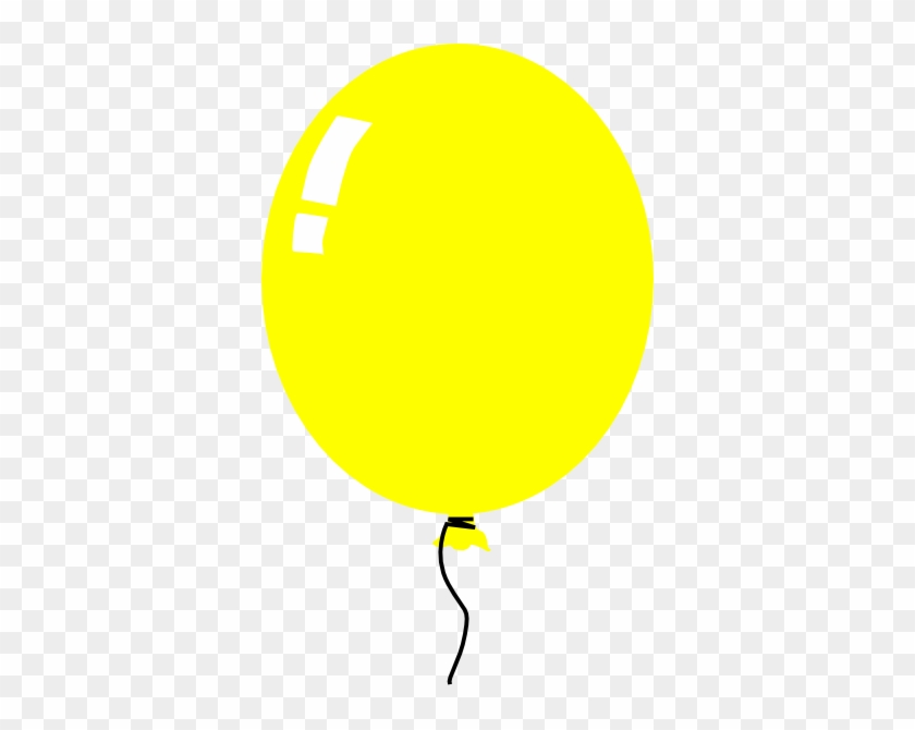 Yellow Balloon - Balloon Clip Art #448940