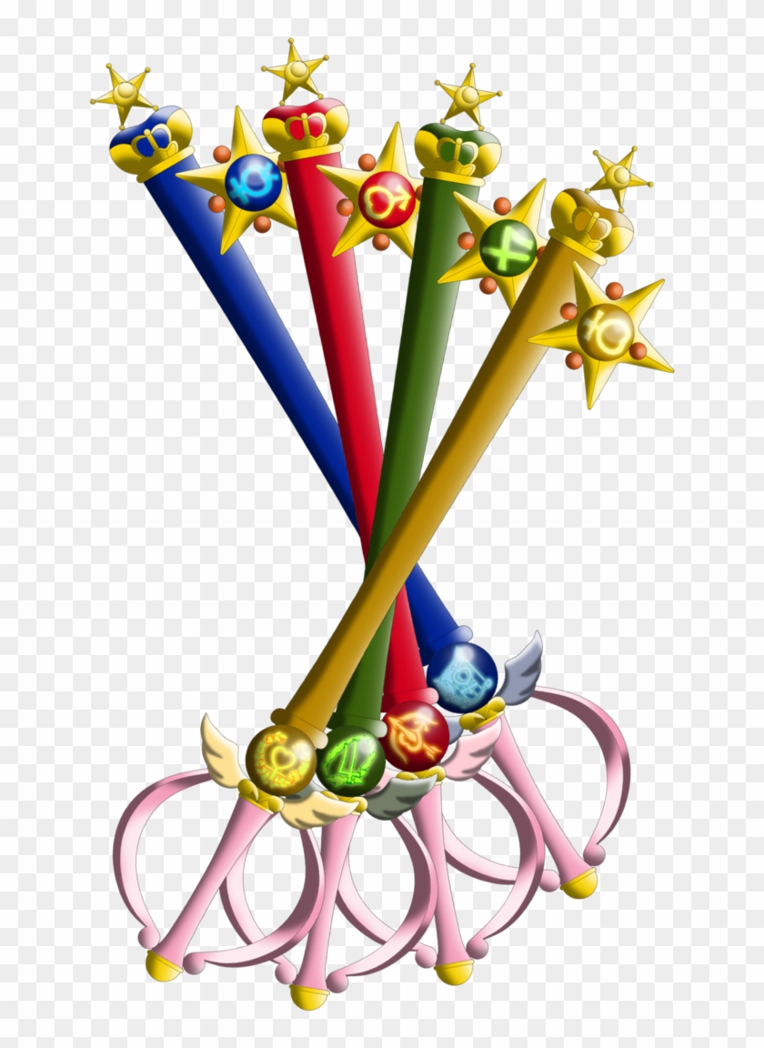 The Sailor Scout Keyblades By Portadorx - Sailor Senshi #448974