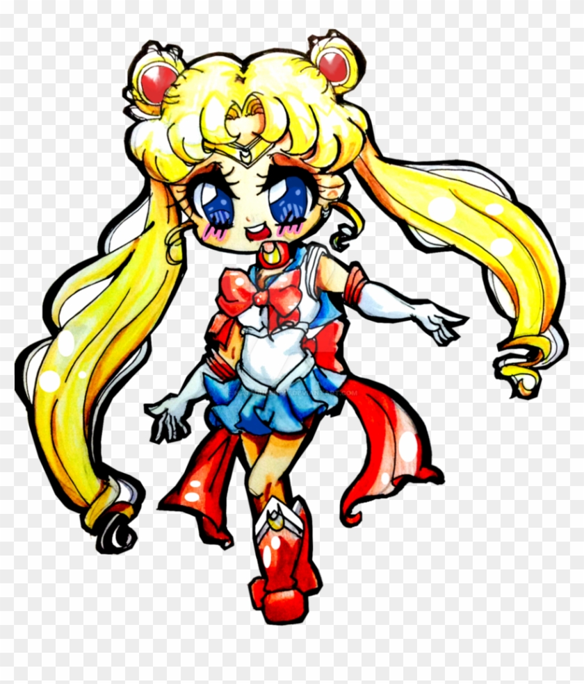 Sailor Moon Chibi By Hatsunesnow - Chibiusa #449041