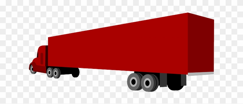Transportation Trailer, Goods Traffic, Truck, Lorry, - Tractor Trailer Clipart #449069