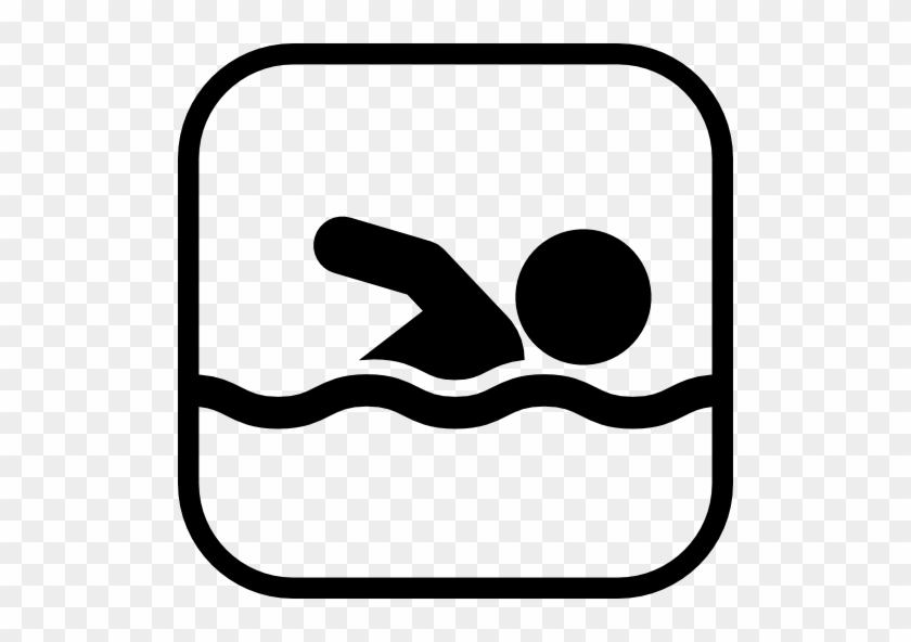 Swimming Sign Vector - Swimming Sign #449214