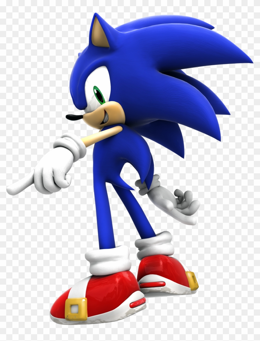 Sonic Renders By Itshelias94 On Deviantart - Sonic The Hedgehog Behind #449257
