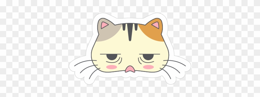 Cute Kitty Hero Sticker Messages Sticker-2 - Cat Yawns #449528