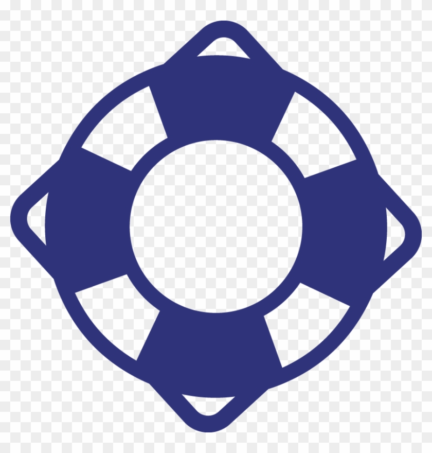 Lifebuoy Outline Icon Modern Minimal Flat Design Style - Sos Icon #449594