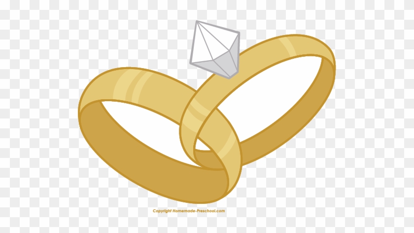 Free Wedding Rings Clipart - Wedding Rings Clipart Png #449597