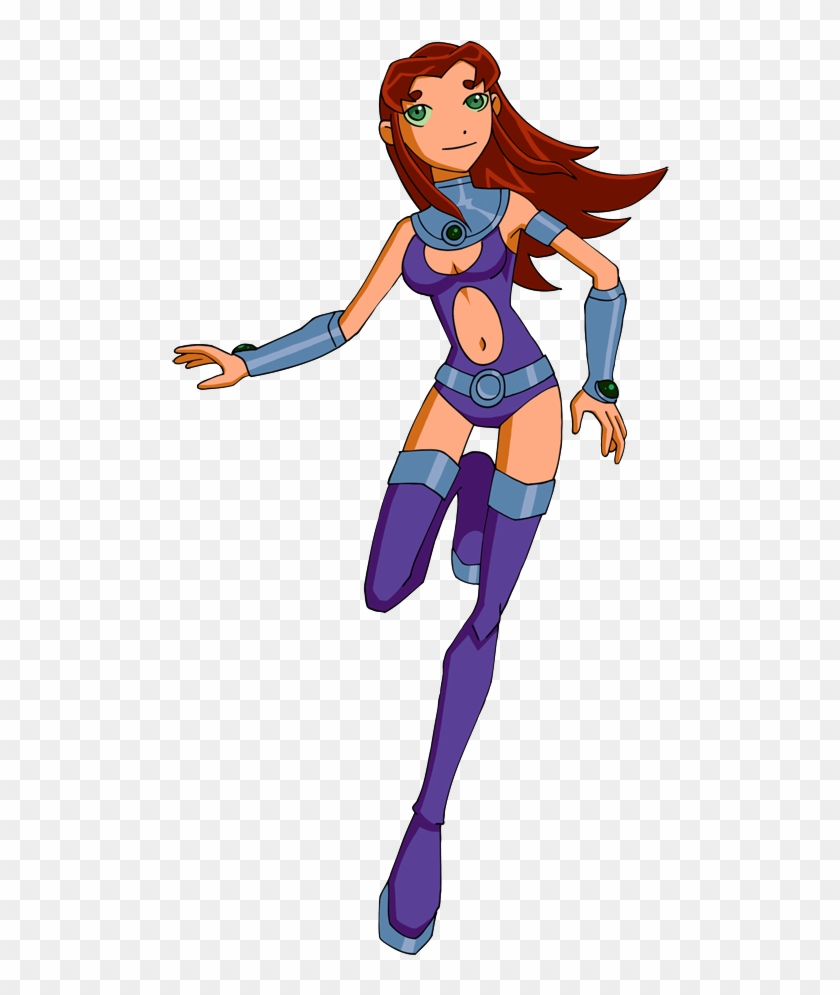 Starfire - Teen Titans Cartoon Starfire - Free Transparent PNG Clipart  Images Download