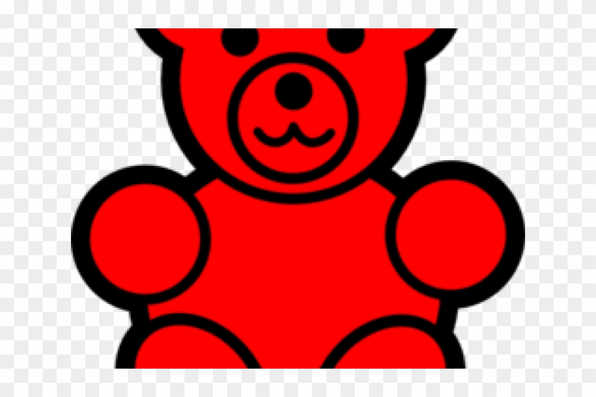 Gummy Bear Clipart Redteddy - Clip Art Gummy Bear #449690