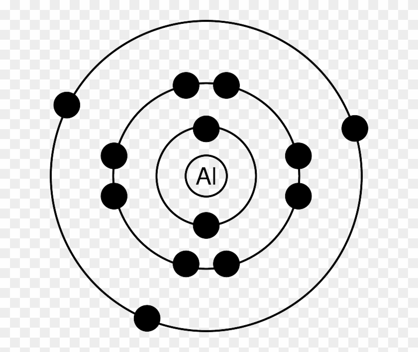 Diagram, Atom, Iron, Atomic, Bohr, Nucleus - Many Valence Electrons Does Aluminum Have #449740