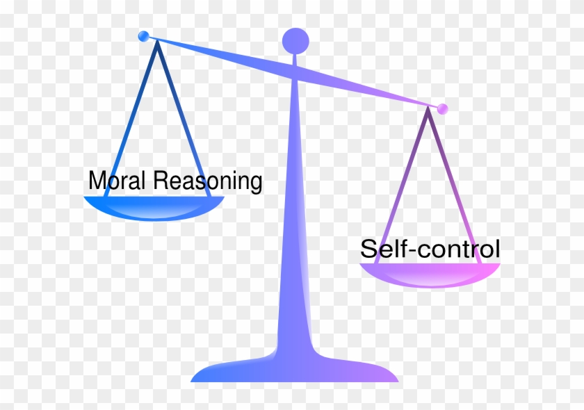 Moral Reasoning Self Control Clip Art At Clker - Balance Scale Clipart #449754