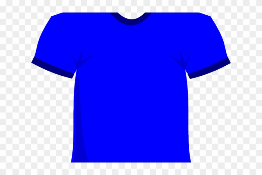 Shirt Clipart Blue - Modré Tričko #449985