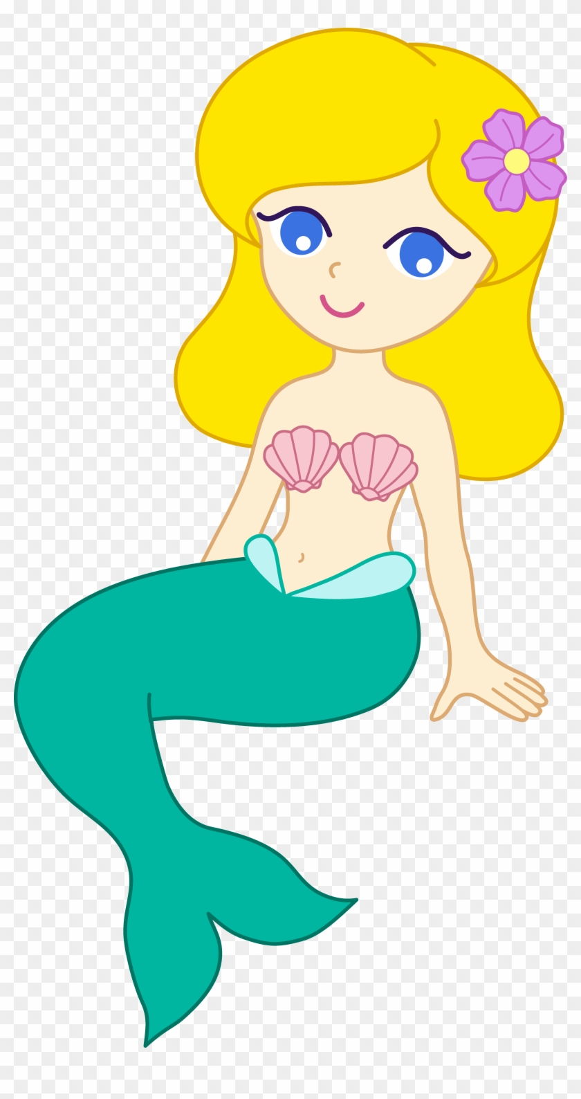 Free - Mermaid Clipart Blonde #450004