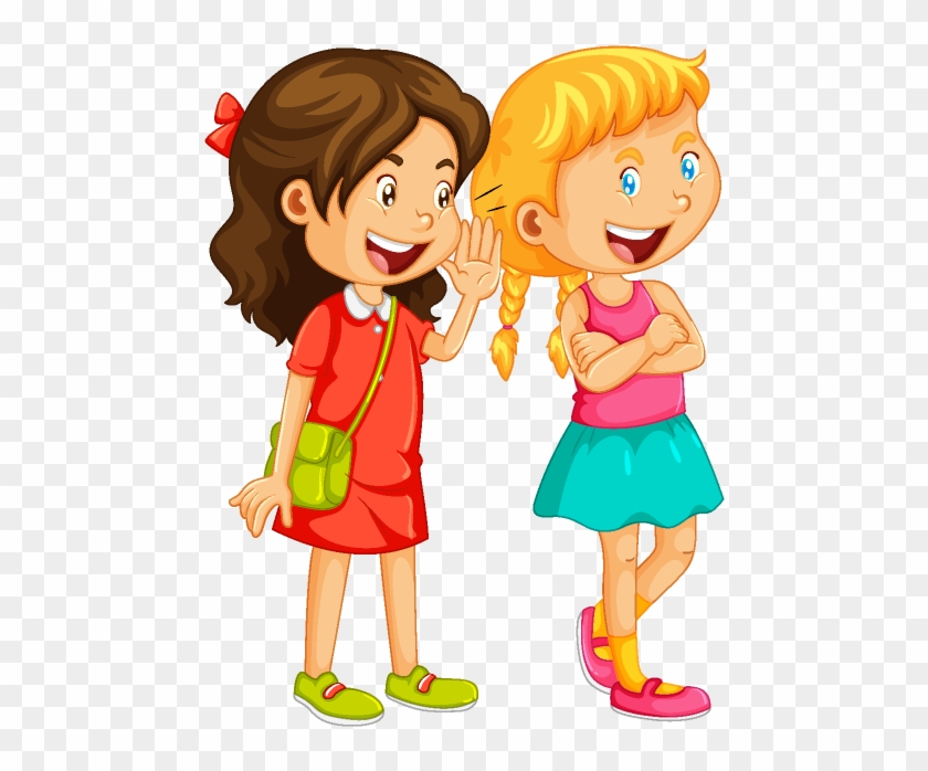 I've Been Struggling With Misophonia Since I Was About - Two Girls Talking Clipart #450102