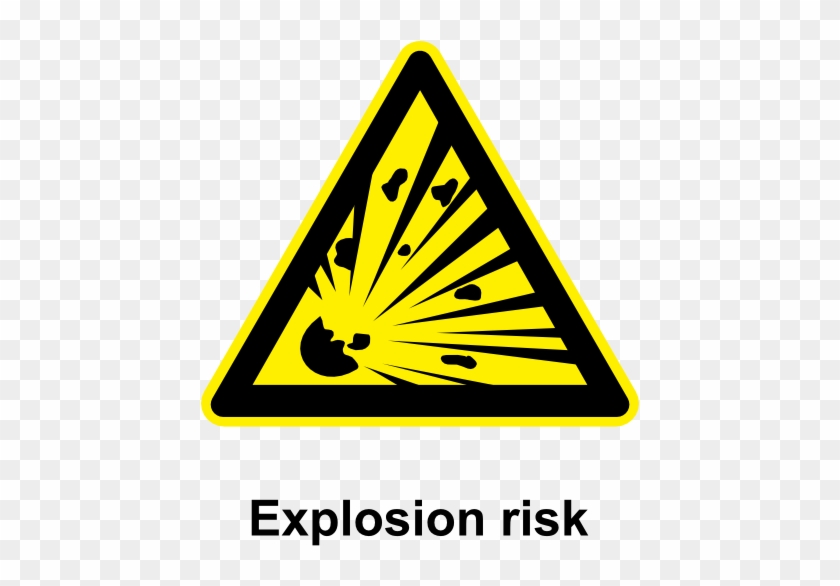 Free Vector Sign Explosion Risk Clip Art - Free Vector Sign Explosion Risk Clip Art #450141