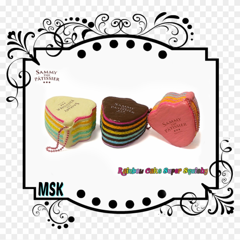 Sammy Rainbow Cake Squishy - Squishy Puni Maru Monkey #450147