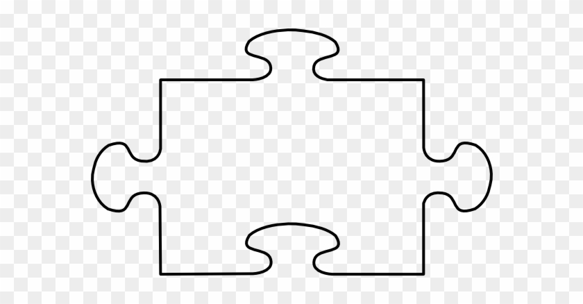 Puzzle Piece Clip Art Black And White - Clip Art #450485