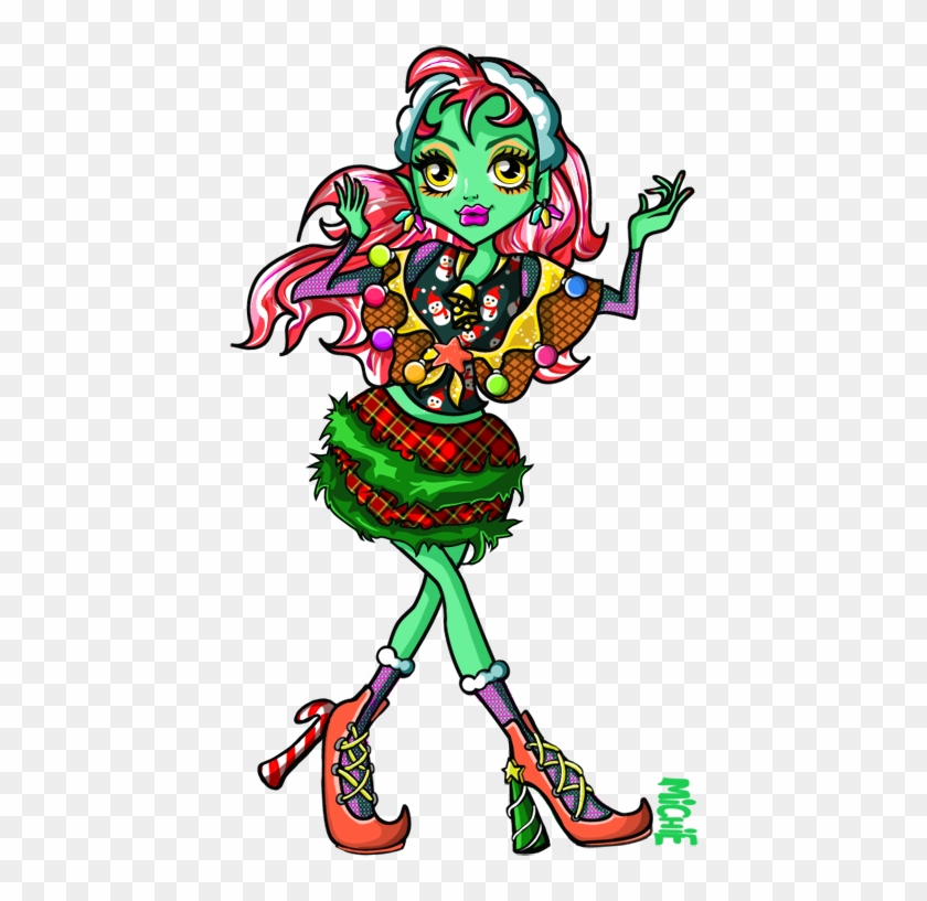 This Is The Grinch Daughter And She Loves X-mas Her - Illustration #450555
