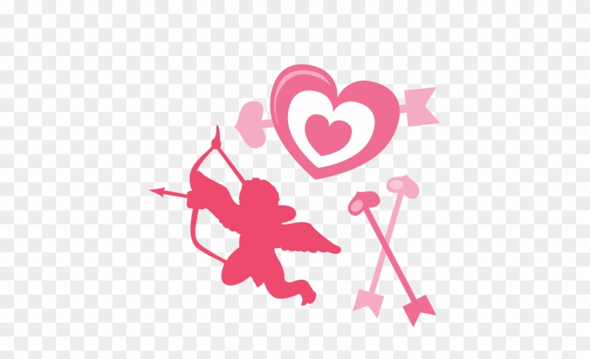 Cupid Set Svg Cutting Files For Scrapbooking Valentines - Valentine Svg #450576