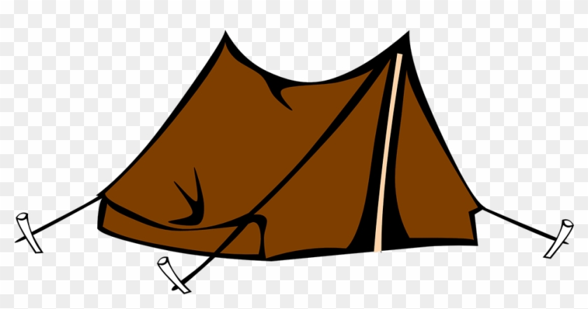 Tent Camping Brown Outdoor Woods Nature Su - Example Of Triangular Prism #450624