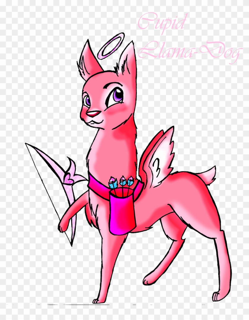 Cupid Llama Dog By Smoluniverse Cupid Llama Dog By - Cartoon #450691