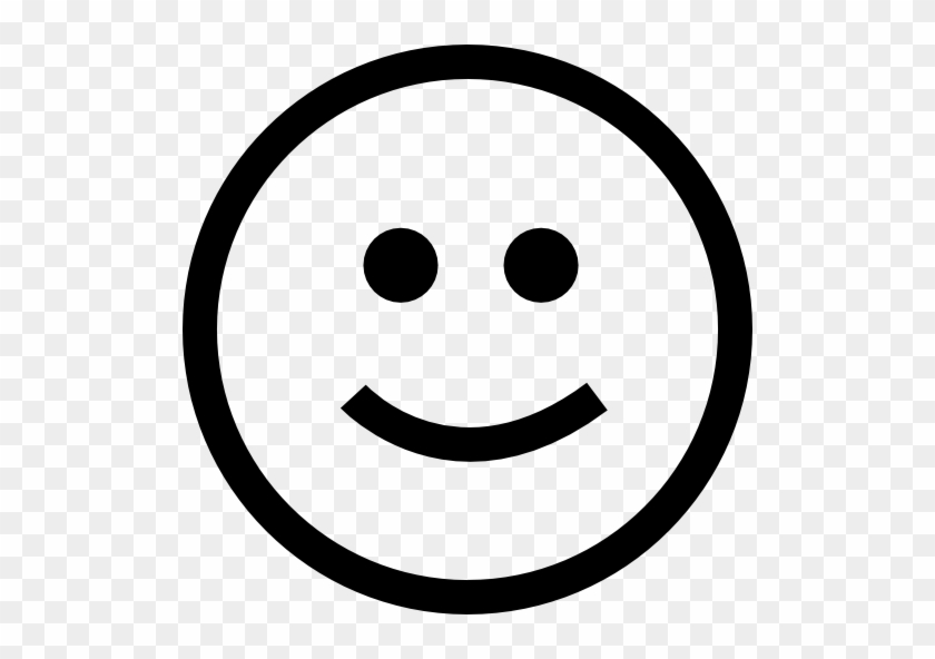 Smiley Face Clipart Black And White - Emoticon #450725