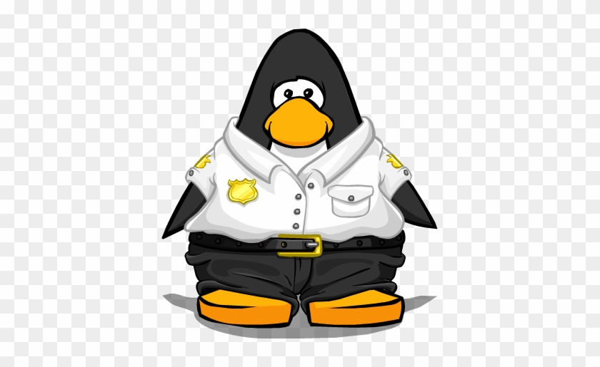 Security Guard Uniform On Player Card - Club Penguin Security Guard #450758