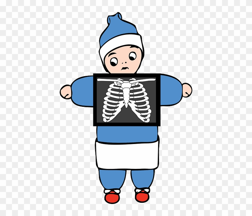 Xray Clip Art - Halloween Baby Skeleton Maternity T-shirt #450781