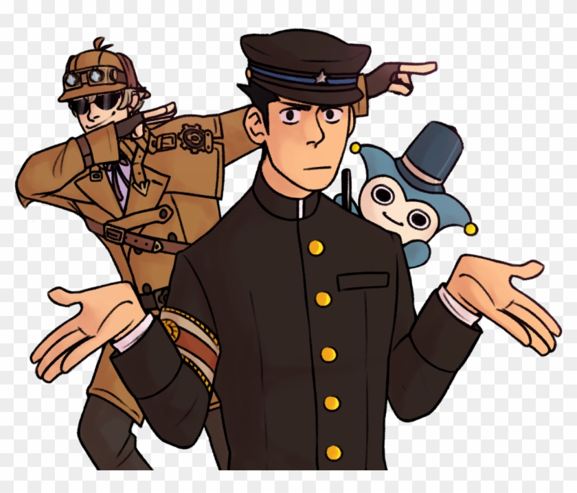 Dai Gyakuten Saiban Dgs Ace Attorney Dgs Sherlock Holmes - Cartoon #450793