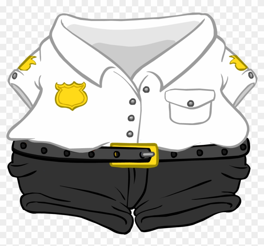 Security Guard Uniform - Club Penguin Uniform #450802