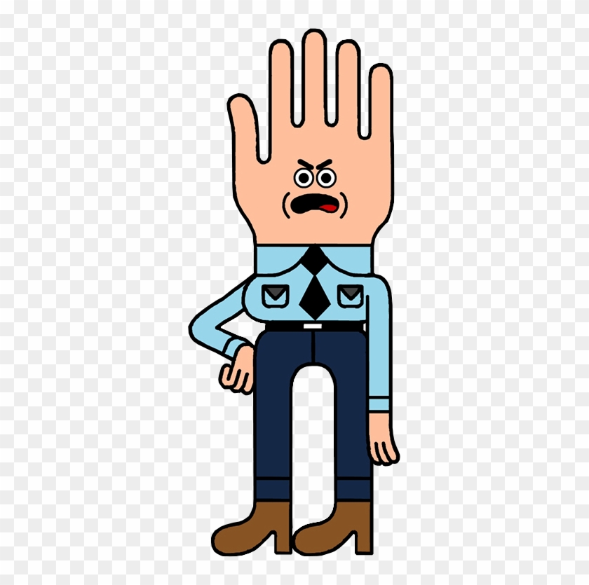 Hand Security Officer - Amazing World Of Gumball Hand #450827