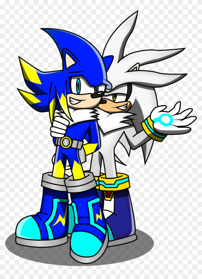 Or Jolt And Silver The Hedgehog By Arung98 - Silver The Hedgehog #450852