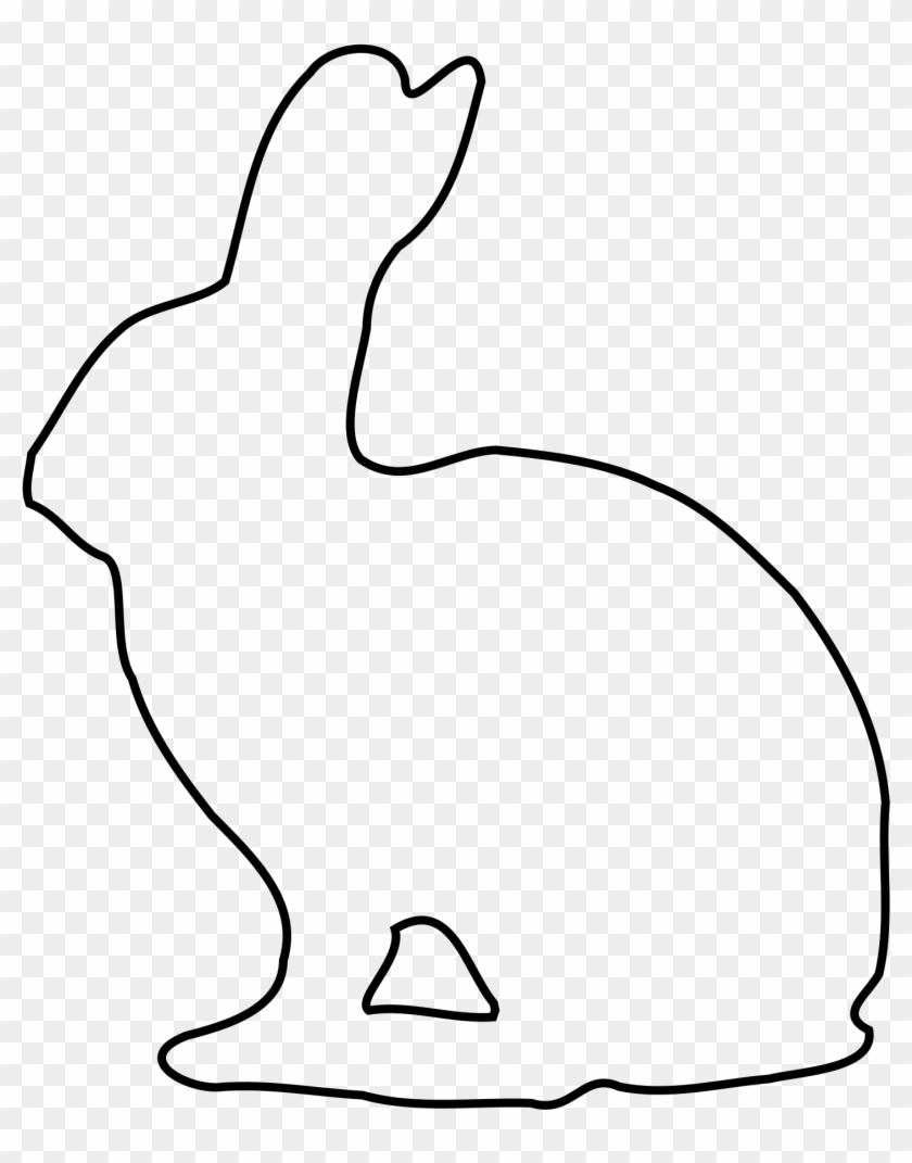 Outline Of Bunny Rabbit - Outline Of A Rabbit #450884