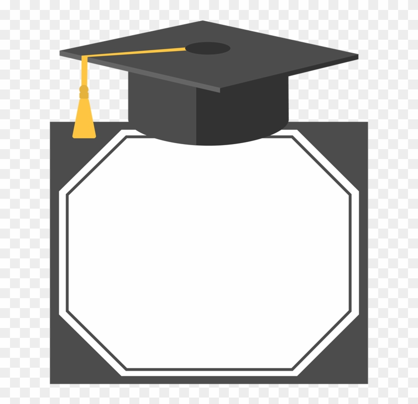 Hat Graduation Ceremony Bachelor's Degree - Graduation Cap Border Background  - Free Transparent PNG Clipart Images Download