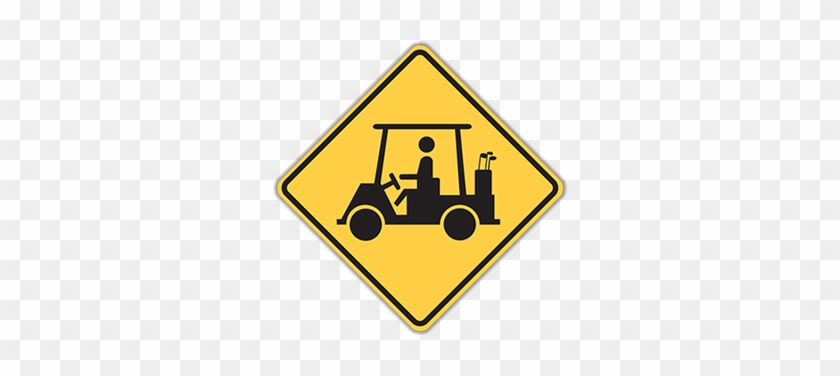 Golf Cart Sign #450969