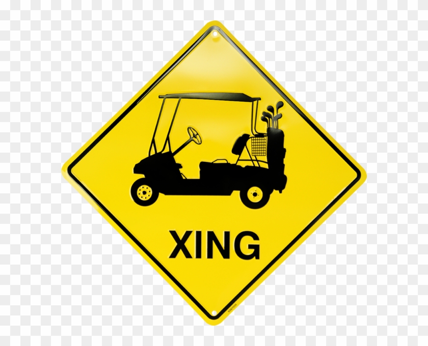 Golf Cart Xing - Golf Cart Crossing Sign #451007