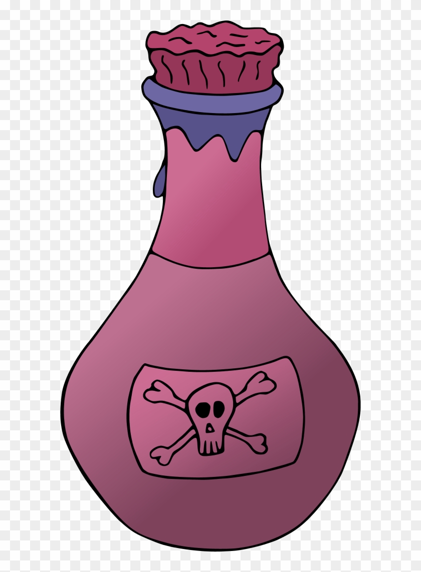 Vector Clip Art - Poison Bottle Clip Art #451018