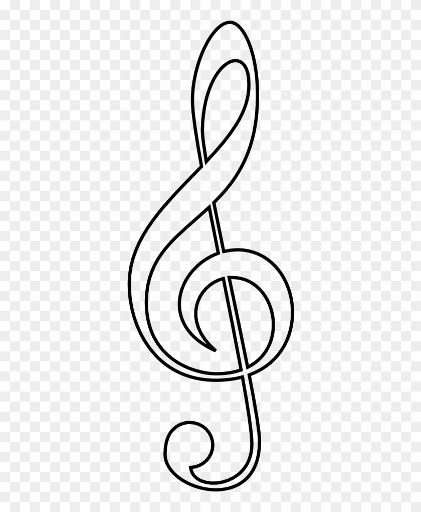 Onlinelabels Clip Art - Drawing Of A Music Note #451117