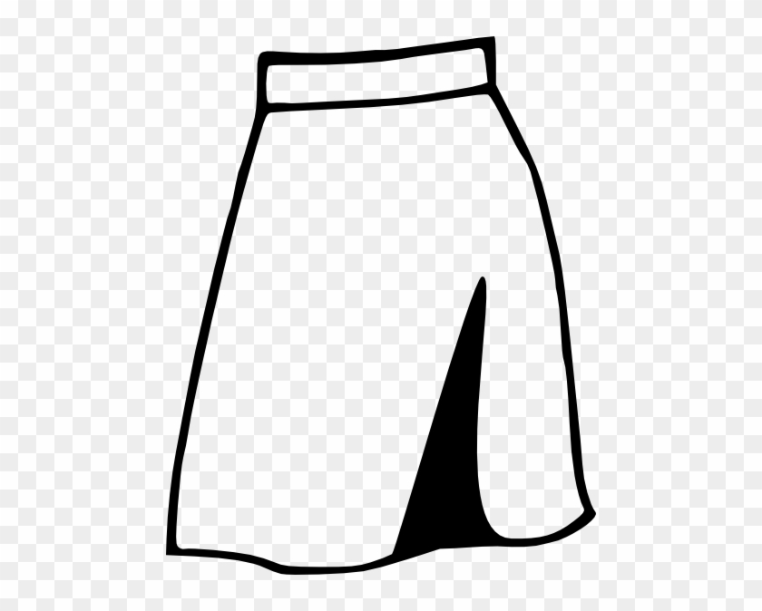 Slit Skirt Clipart #451185