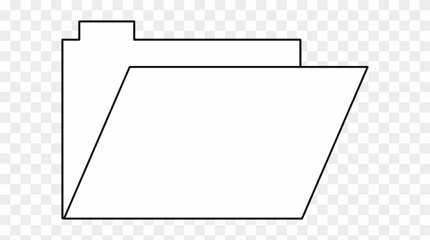 Folder Black And White Clip Artfolder Clipart Black - Folder Icon Png