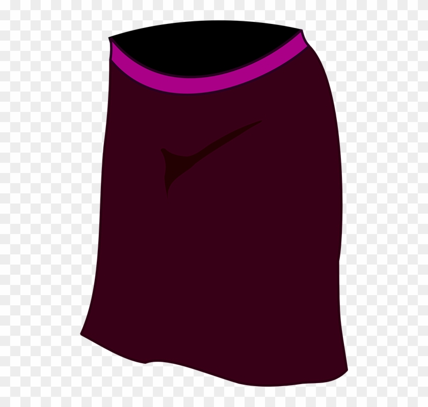 Violet Clipart Skirt - Skirt For Women Clipart Transparent #451205