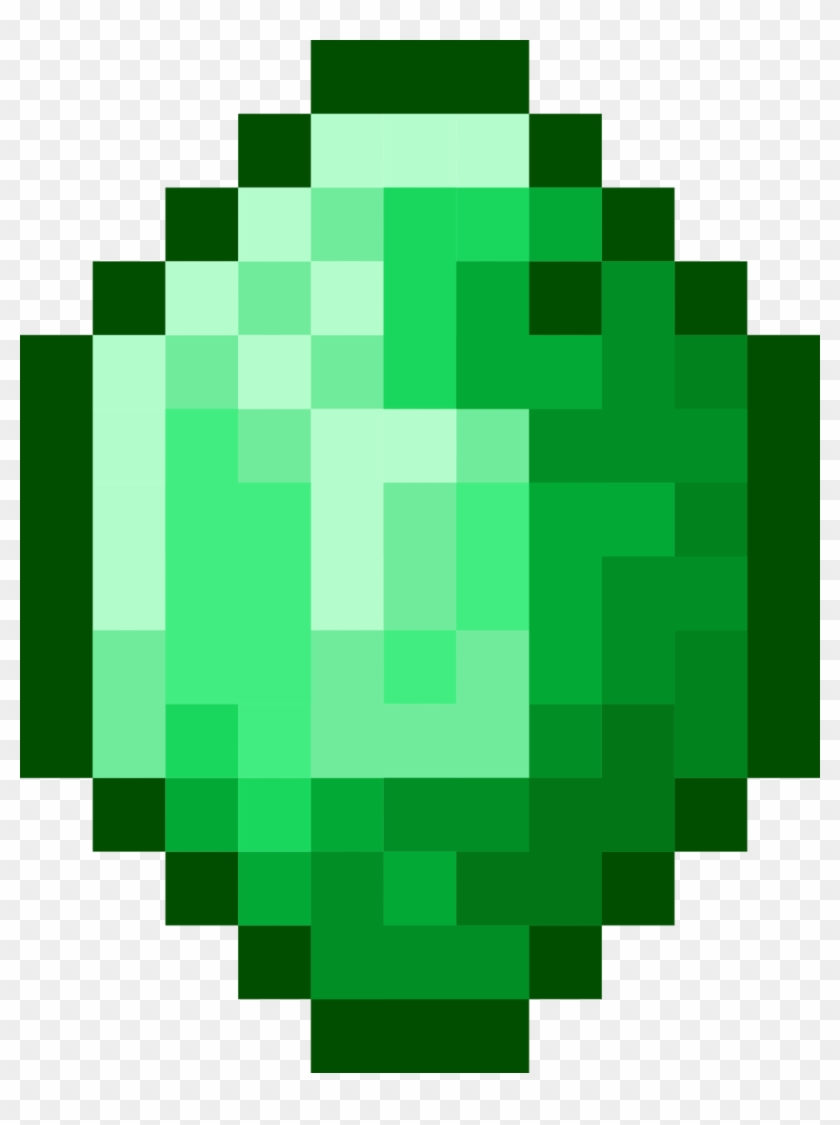 Emerald Clipart Minecraft - Minecraft Emerald #451273