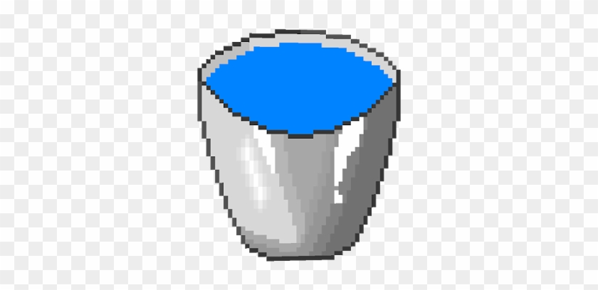 Minecraft Clipart Bucket Water - Sun Pixel Art Gif #451290