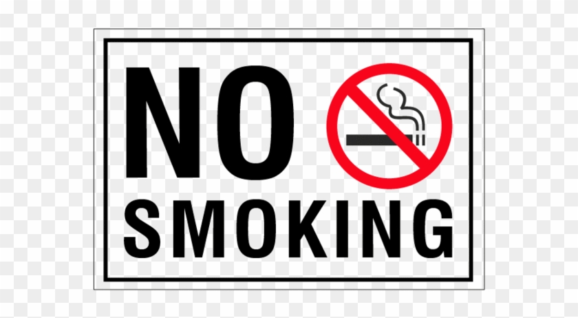 No Smoking Sign 8"x12" - No Smoking In Campus #451416