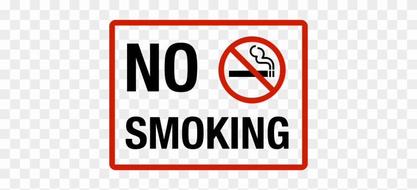 No Smoking Icon And Text Png Images - Printable Non Smoking Sign #451421