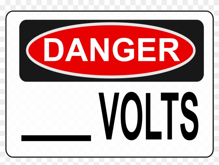Free Danger - Clipart Danger Sign Large #451424