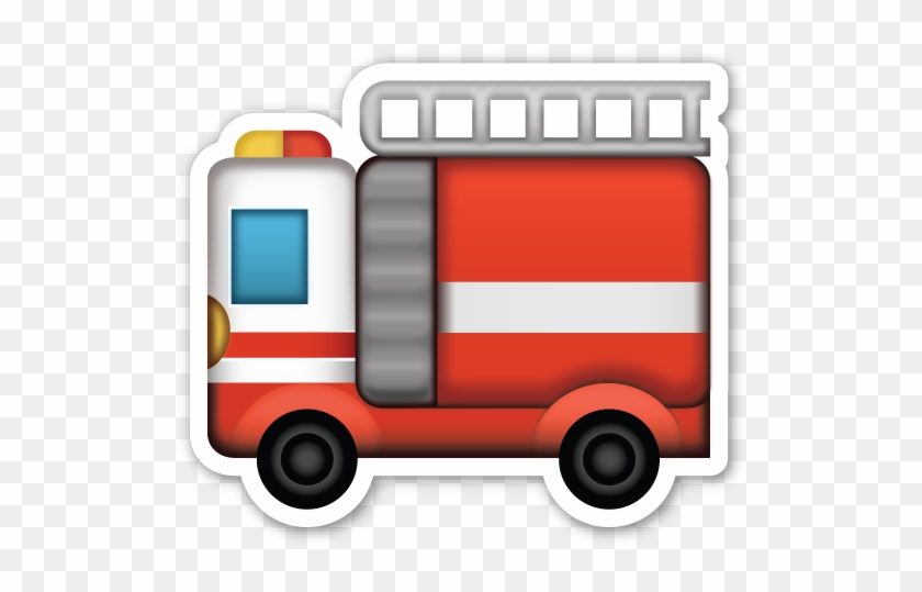 Fire Engine - Fire Truck Emoji Png #451609