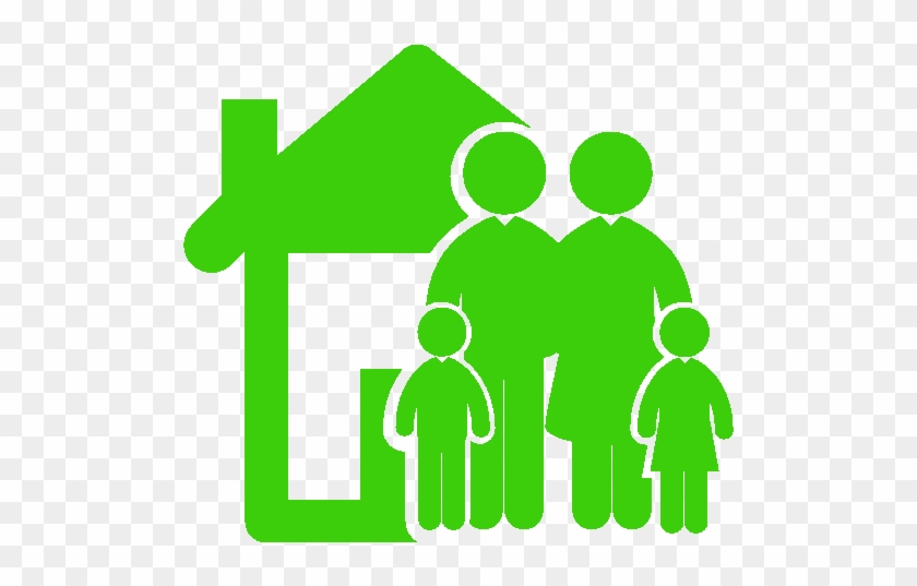 Progressive Programs - Family House Icon Png #451644