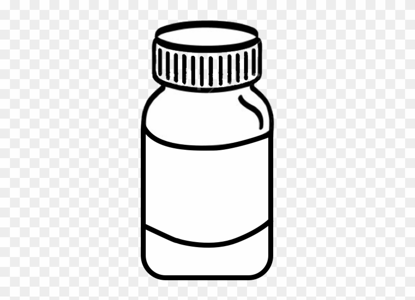 We Carry A Complete Line Of Vitamins, Herbal Supplements, - Medicine Bottle Black And White Clipart #451711