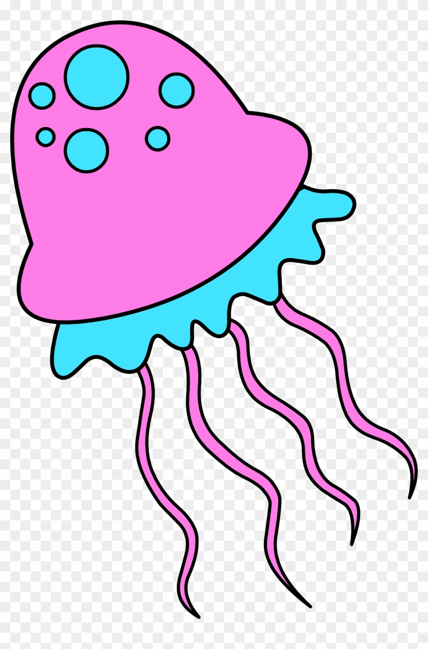 Cute Jellyfish Clipart - Cute Jellyfish Clipart #451768