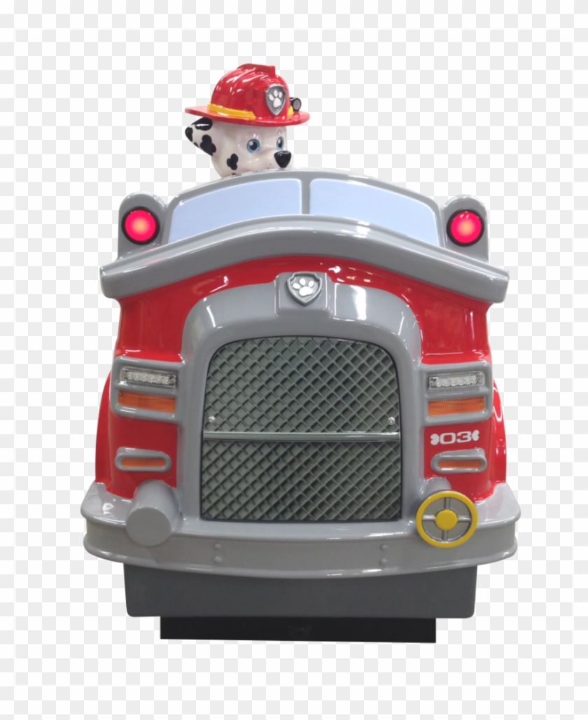 Paw Patrol Kiddie Ride - Paw Patrol Marshall Fire Truck Cartoon #451921